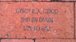 Commemorative Name Engraved Bricks